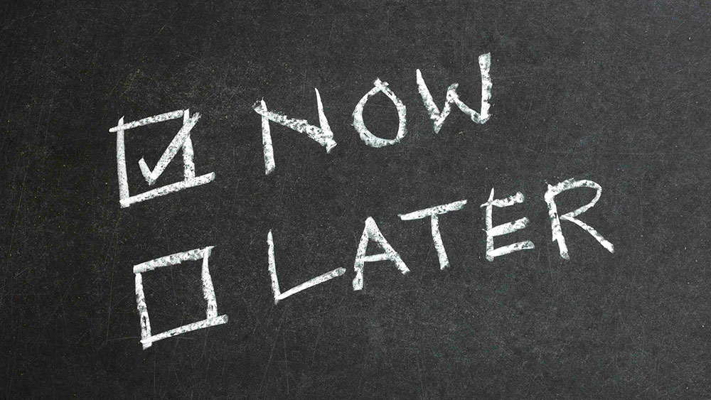 成功の一番の秘訣はすぐやること